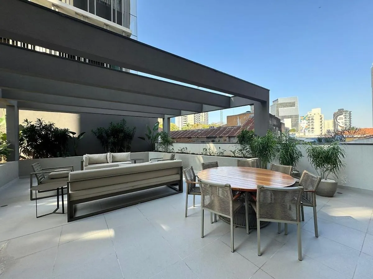 Fl212 - Flat, Lindo E Equipado Na Faria Lima Apartment Sao Paulo
