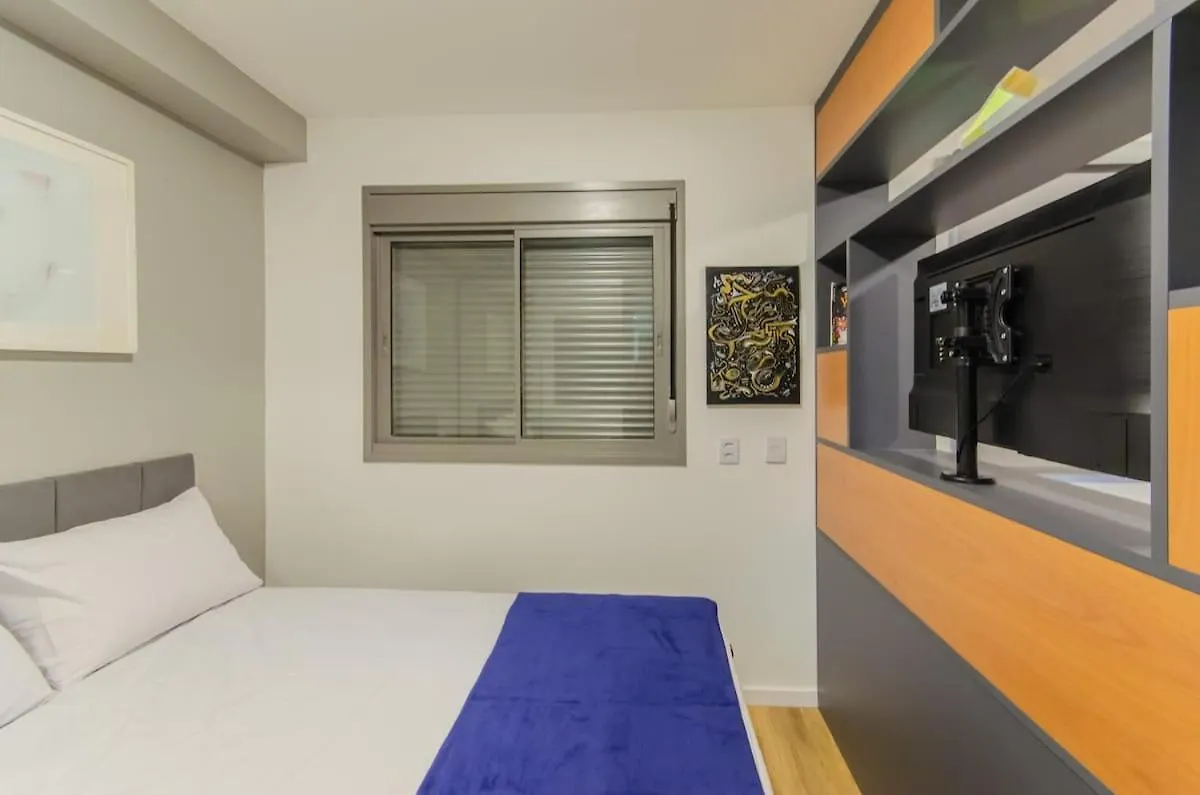 Fl212 - Flat, Lindo E Equipado Na Faria Lima Apartment Sao Paulo