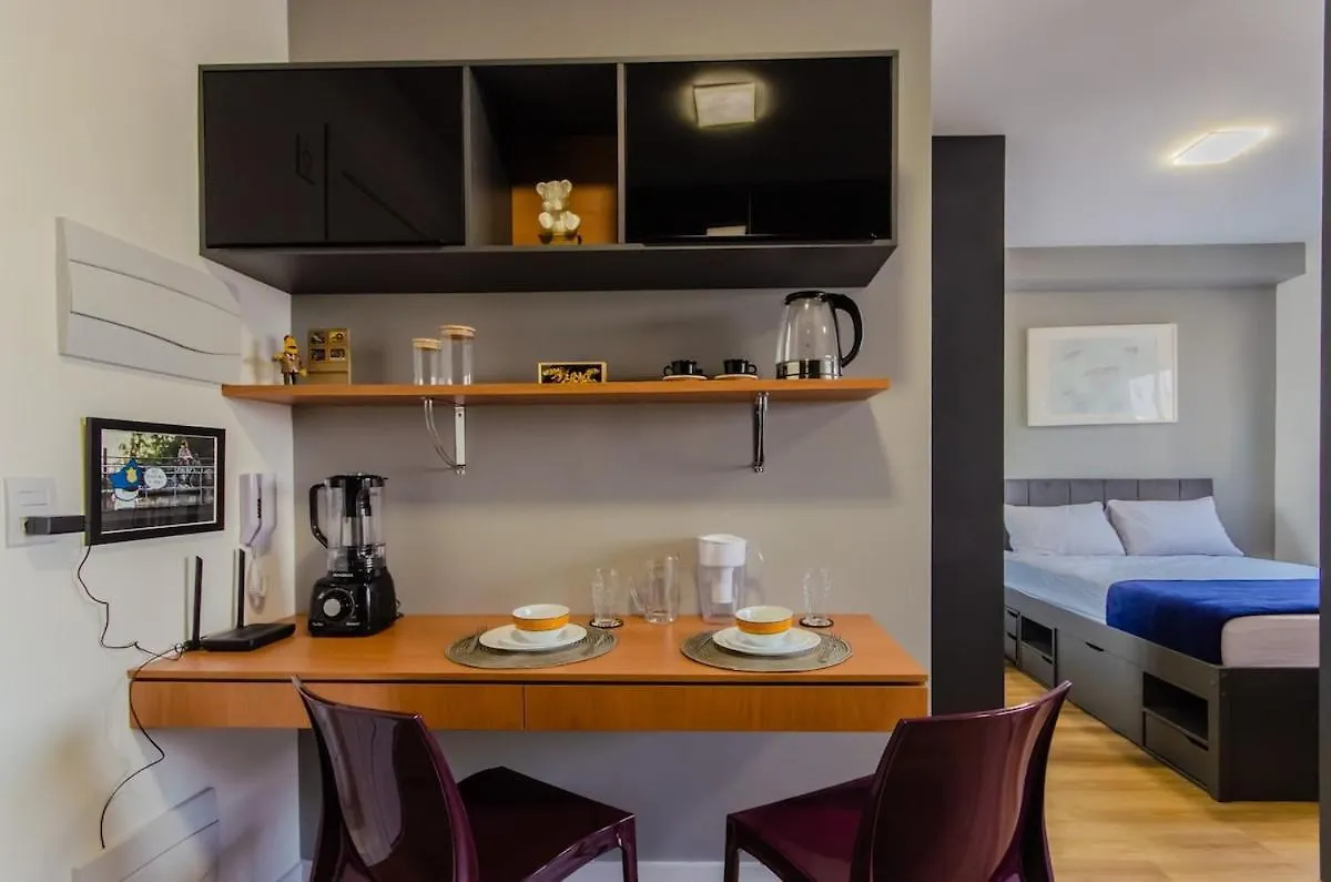 Fl212 - Flat, Lindo E Equipado Na Faria Lima Apartment Sao Paulo Brazil