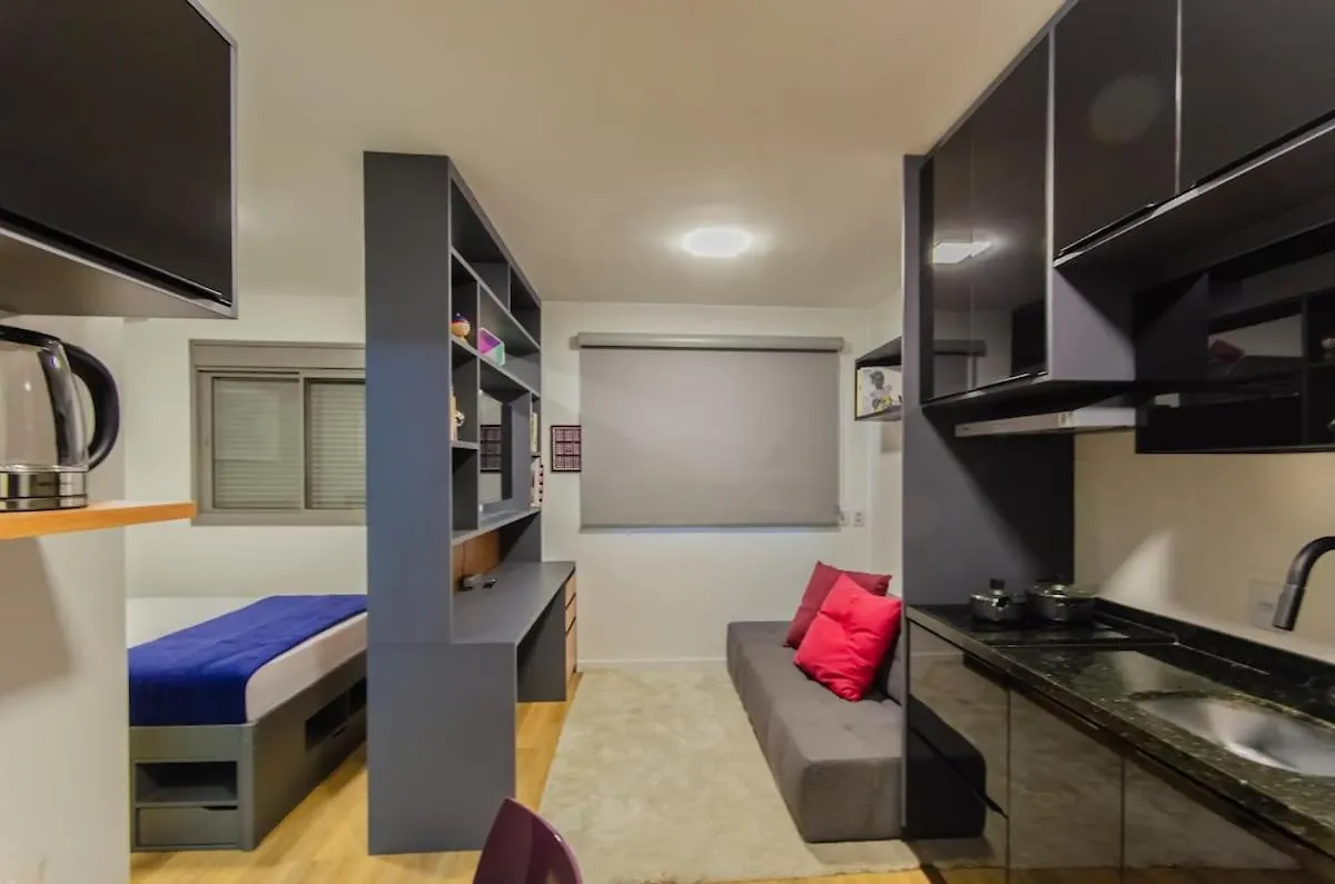 Fl212 - Flat, Lindo E Equipado Na Faria Lima Apartment Sao Paulo