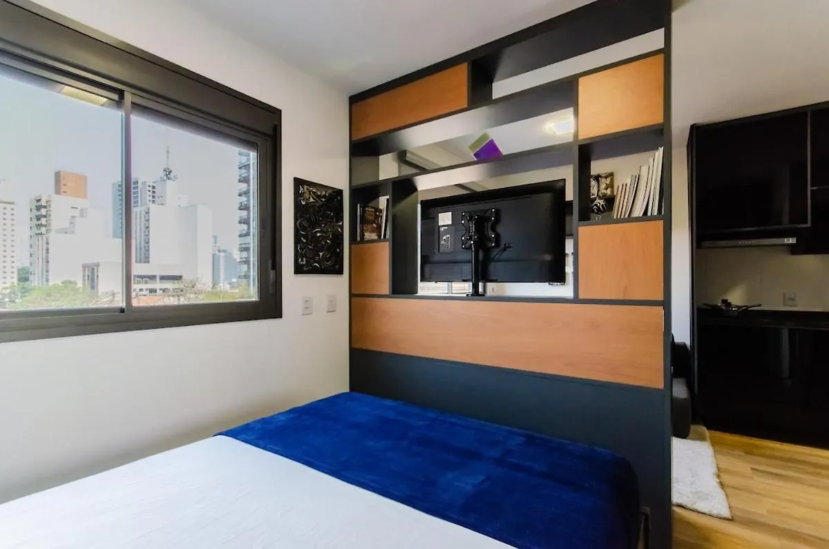 Fl212 - Flat, Lindo E Equipado Na Faria Lima Apartment Sao Paulo 0*,  Brazil