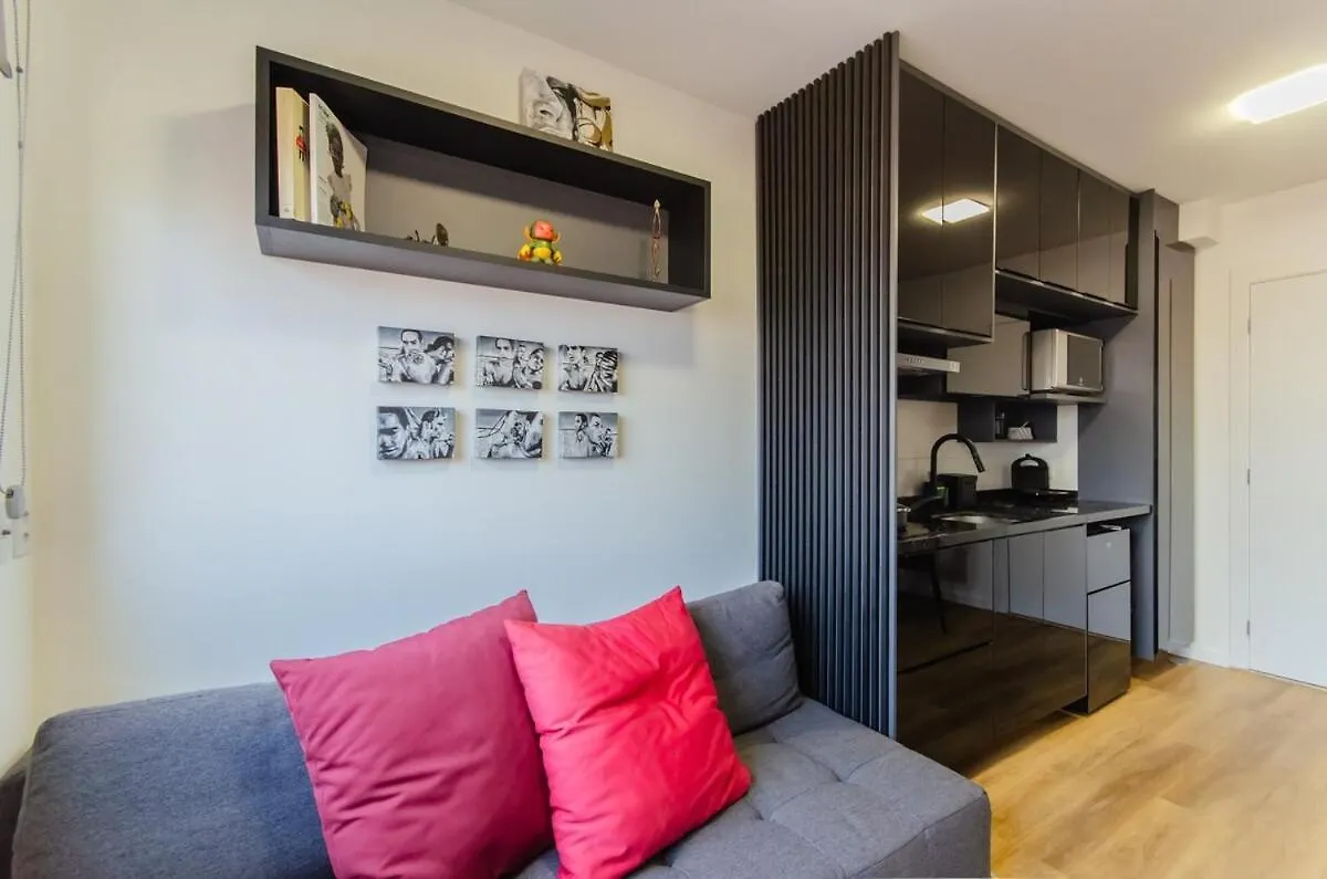 Fl212 - Flat, Lindo E Equipado Na Faria Lima Apartment Sao Paulo Brazil