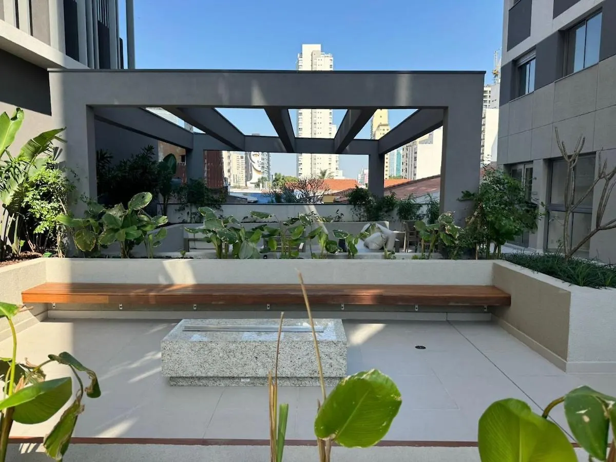 Apartmán Fl212 - Flat, Lindo E Equipado Na Faria Lima São Paulo 0*,